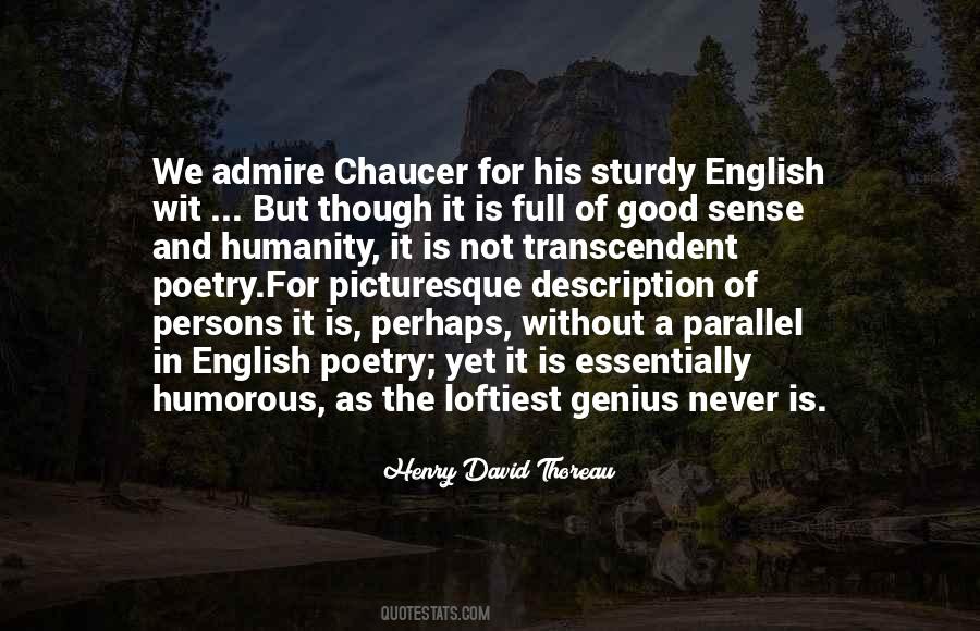 Quotes About Chaucer #1768846