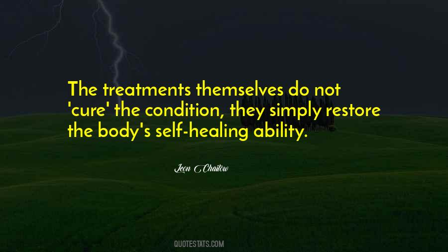 Quotes About Self Healing #1046047