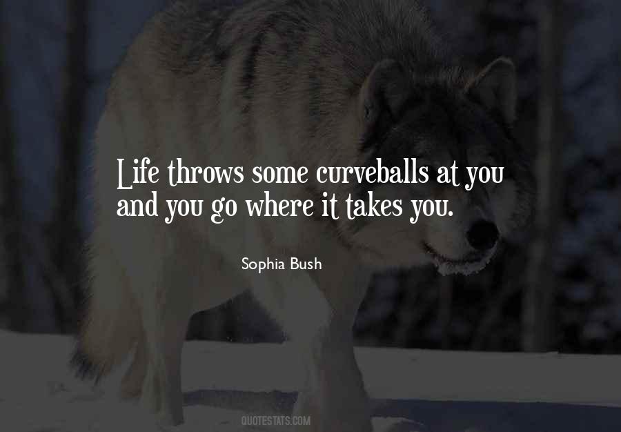 Quotes About Curveballs #952240