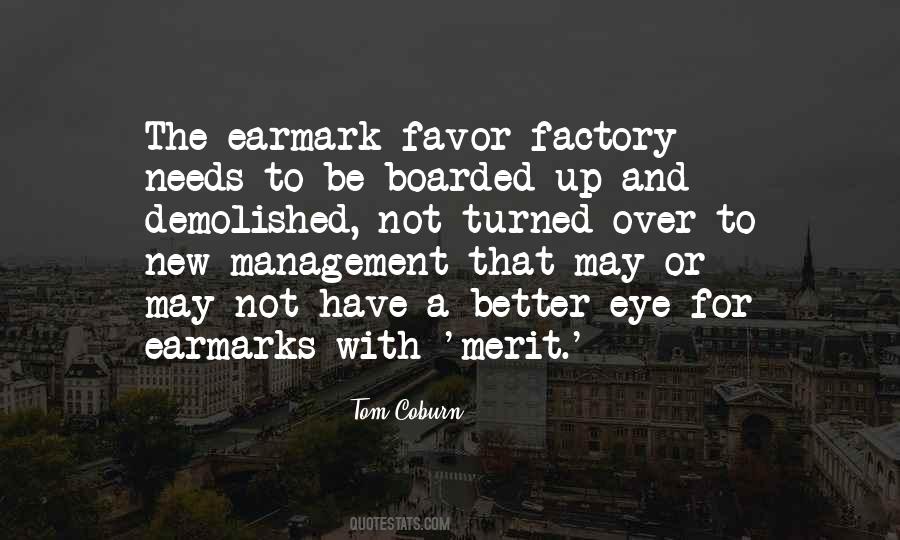 Quotes About Earmarks #1266729