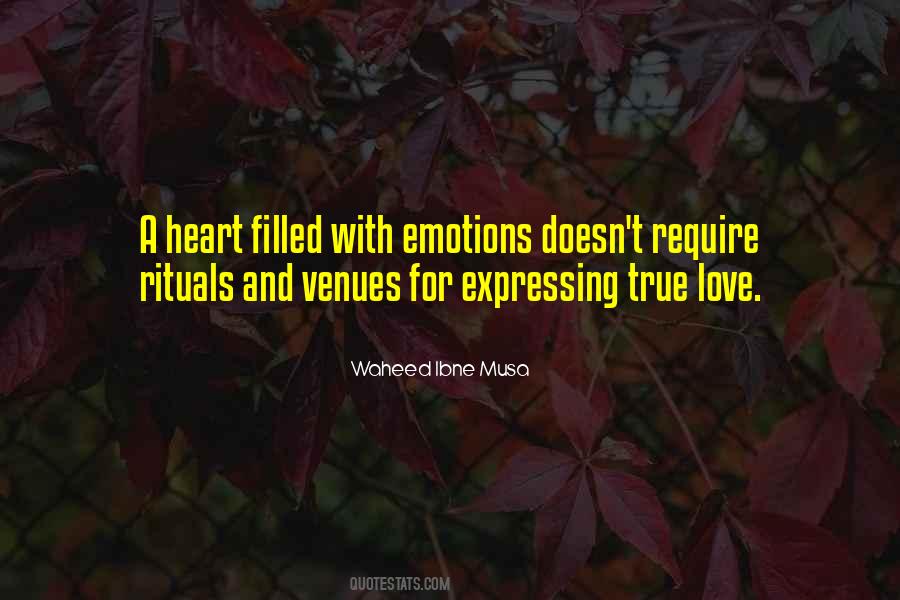 Quotes About Expressing Emotions #1383311