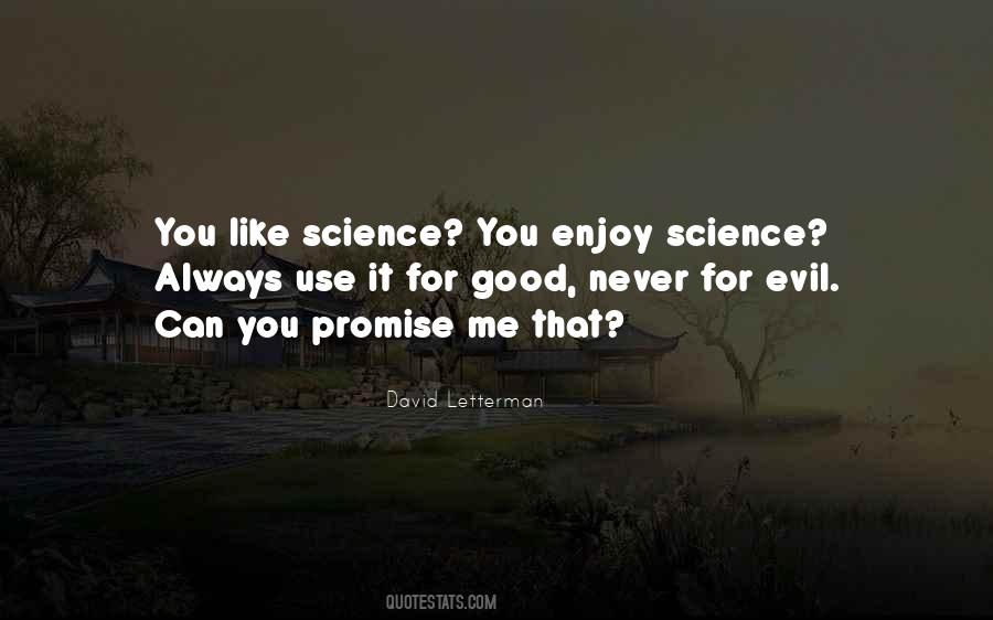 Evil Science Quotes #1089664