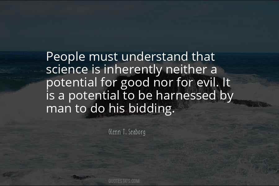 Evil Science Quotes #244980