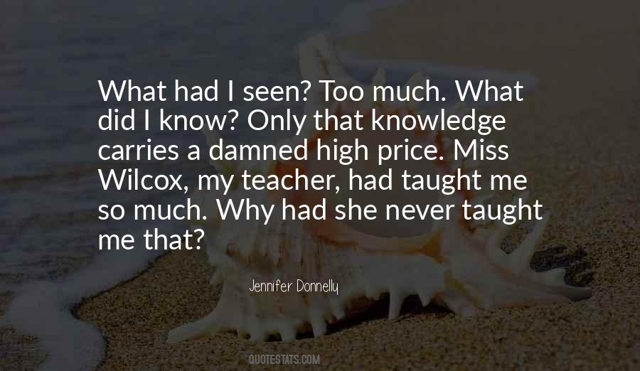 That Knowledge Quotes #1110472