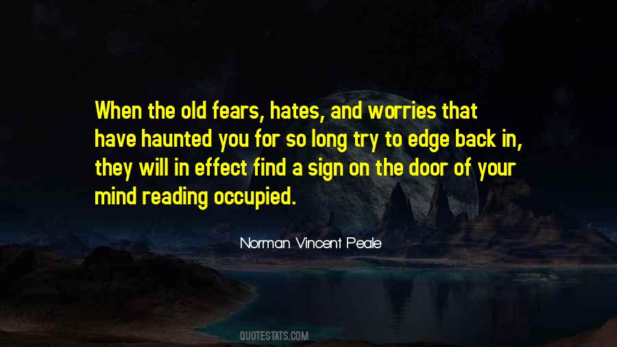 Quotes About Worries And Fears #91611