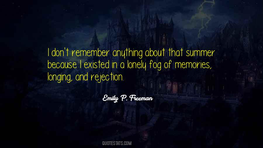 Quotes About Summer Memories #1370478