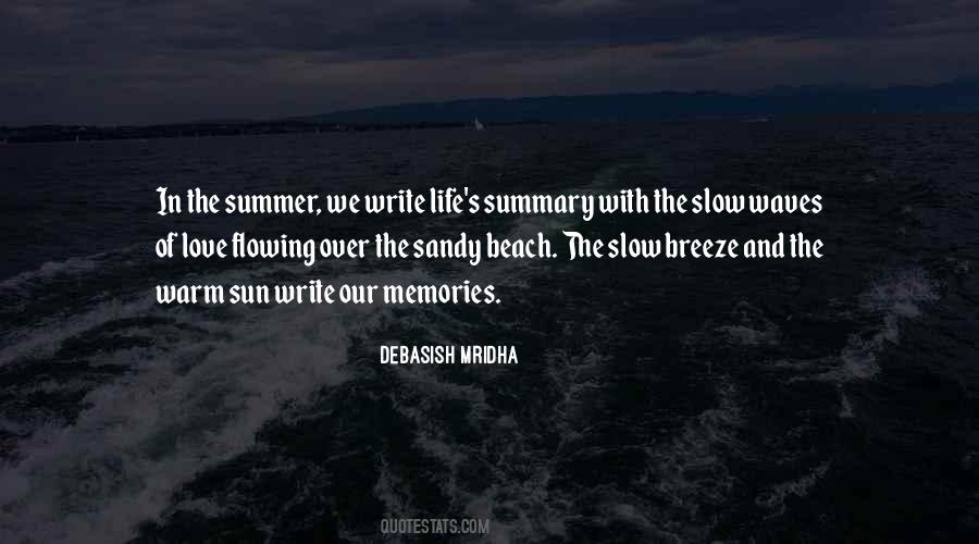 Quotes About Summer Memories #1687279