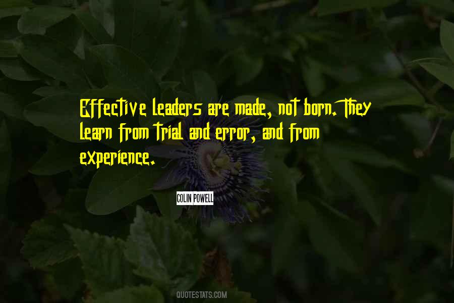 Leaders Are Born Quotes #1877548