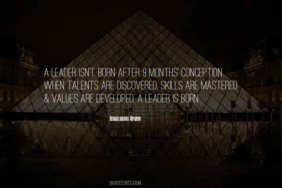 Leaders Are Born Quotes #802653