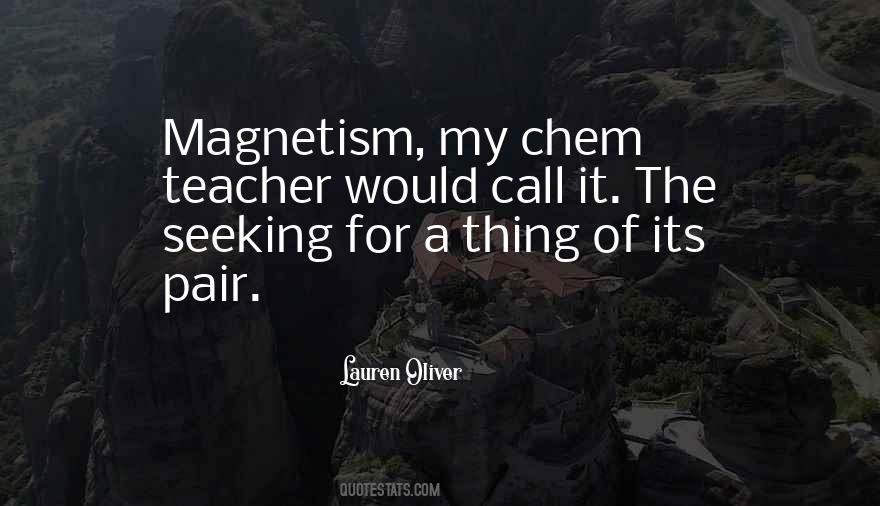 Quotes About Magnetism #171291
