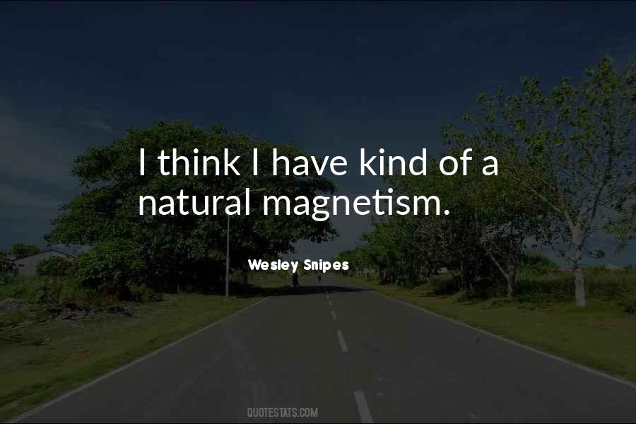 Quotes About Magnetism #691523