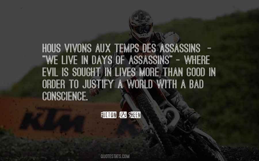 Quotes About Assassins #625428
