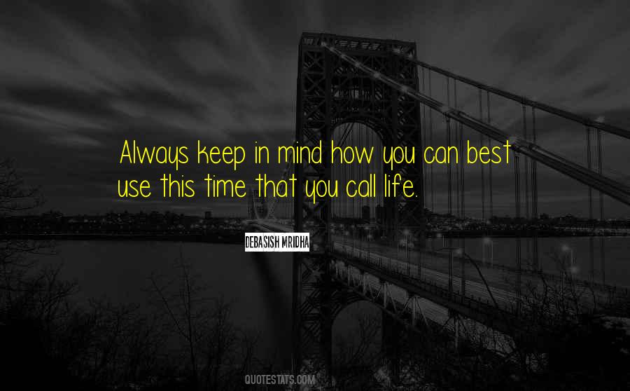 Keep In Mind Quotes #1107375