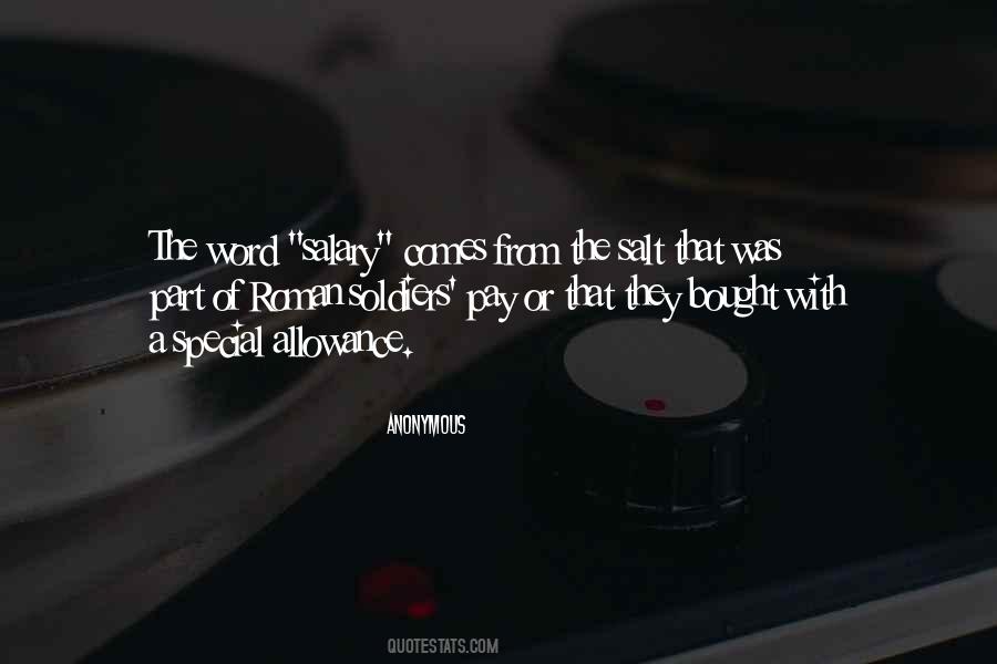 Quotes About Salary #1275201