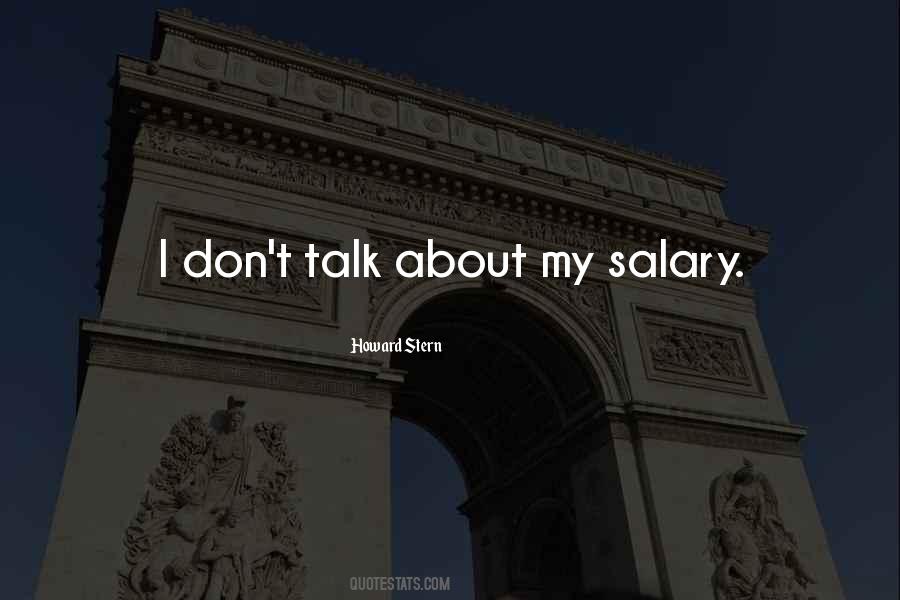 Quotes About Salary #1718697