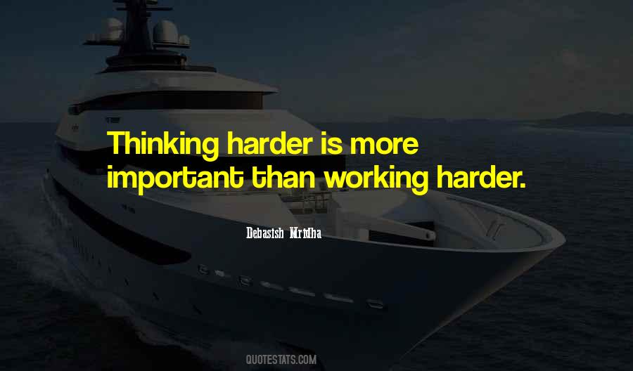 Quotes About Working Harder #41349