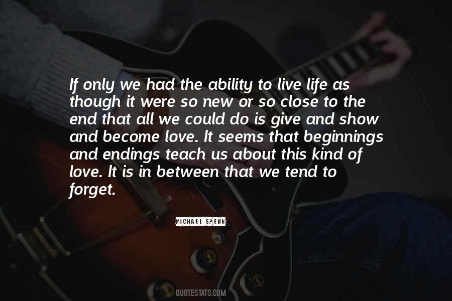 Quotes About Beginnings Of Love #1728697