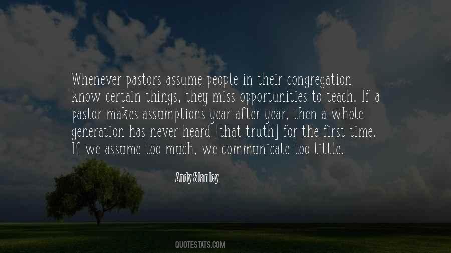 Quotes About Pastors #1101585