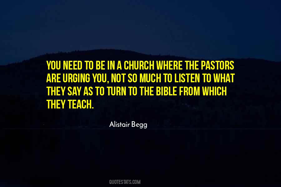 Quotes About Pastors #469120