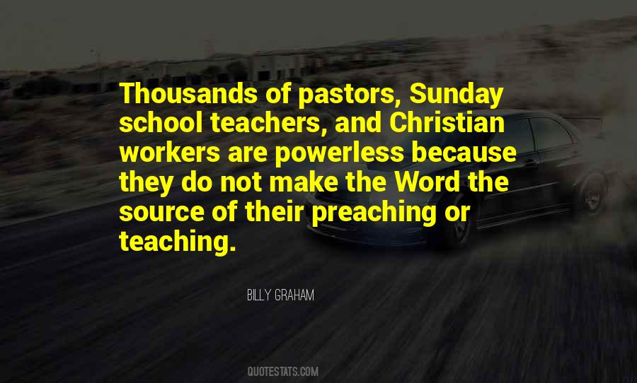 Quotes About Pastors #623694