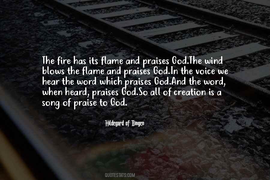 Quotes About The Fire Of God #248685