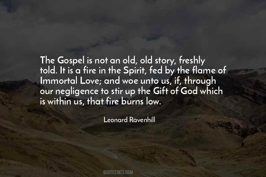 Quotes About The Fire Of God #945453