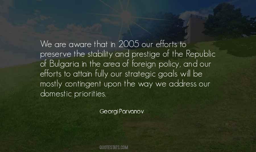 Quotes About Strategic Goals #106013
