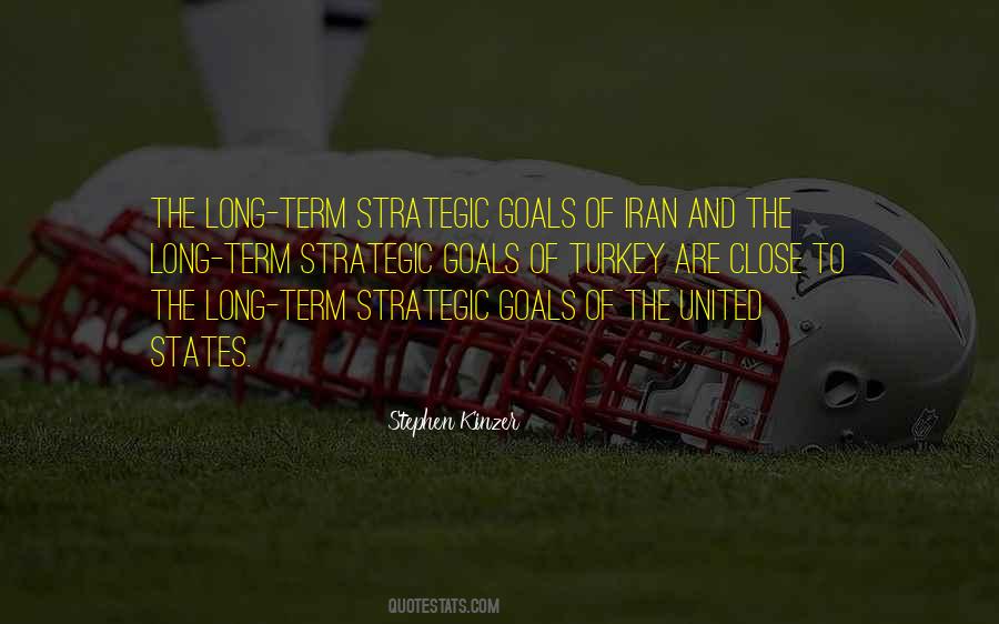 Quotes About Strategic Goals #194786