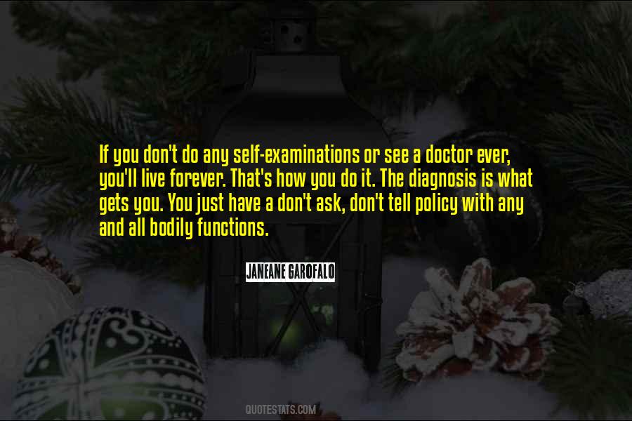Quotes About Self Diagnosis #206814
