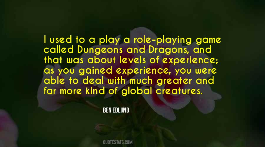 Quotes About Dungeons And Dragons #1508210