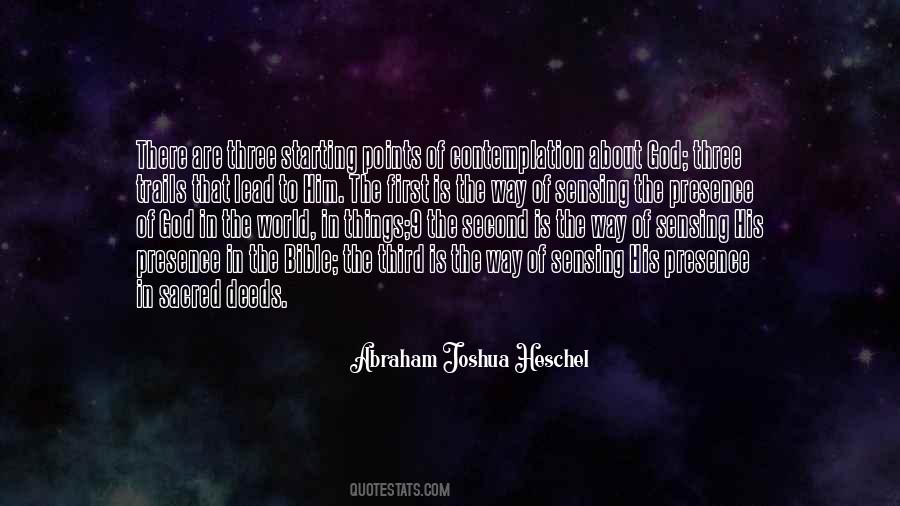 Joshua Heschel Quotes #283635