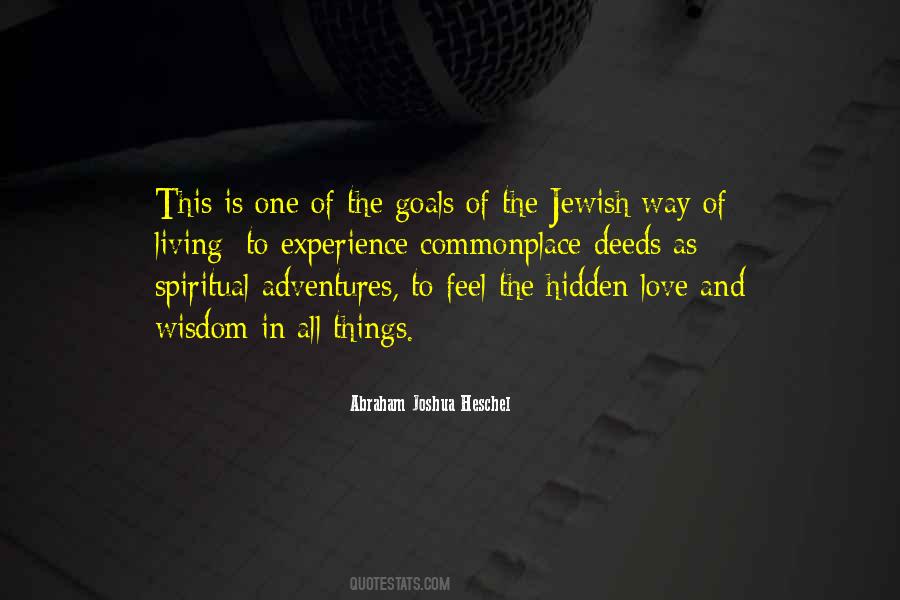Joshua Heschel Quotes #404732