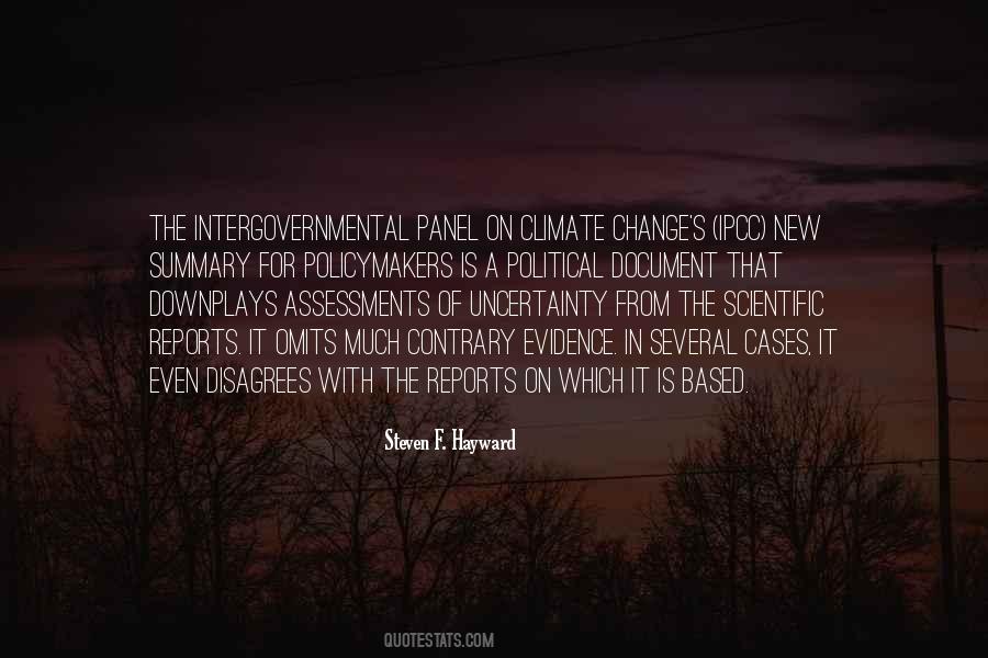 Quotes About The Ipcc #1268630