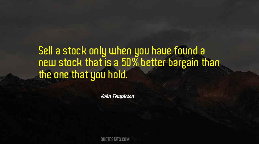 Quotes About Bargains #1138157