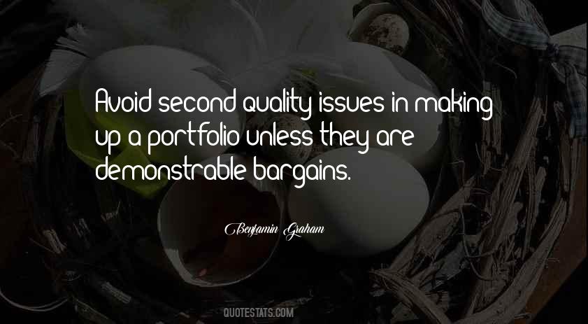 Quotes About Bargains #16432