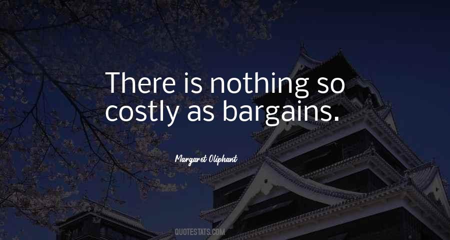 Quotes About Bargains #982486