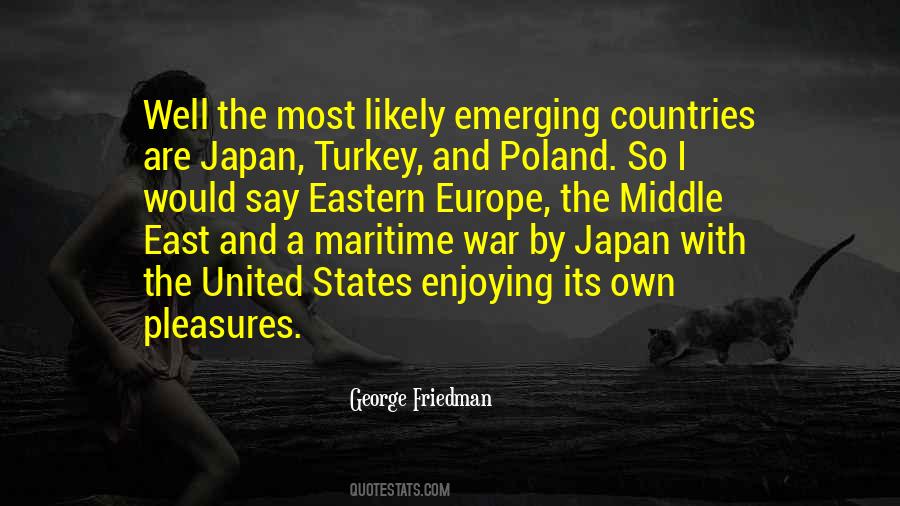 Quotes About Emerging Countries #620298