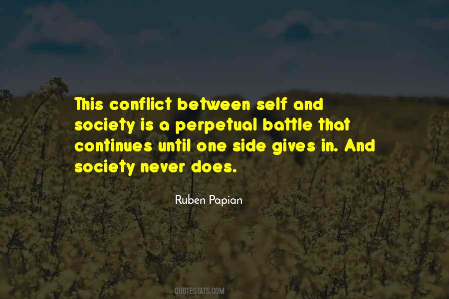 Quotes About Self Conflict #717257