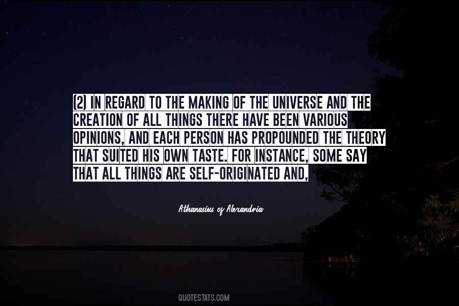 Quotes About The Creation Of The Universe #849898
