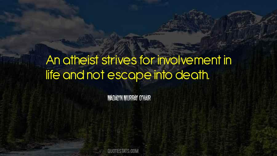 Quotes About Death Atheist #1330566