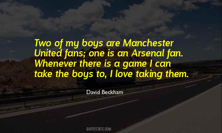 Quotes About Manchester United Fans #1412296