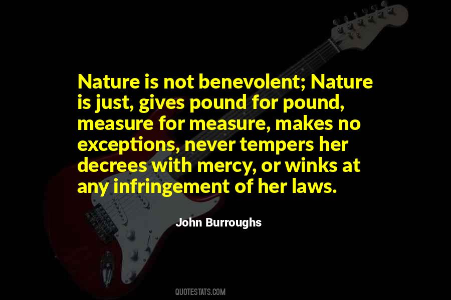 Quotes About Laws Of Nature #139346