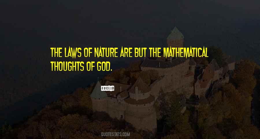 Quotes About Laws Of Nature #210234