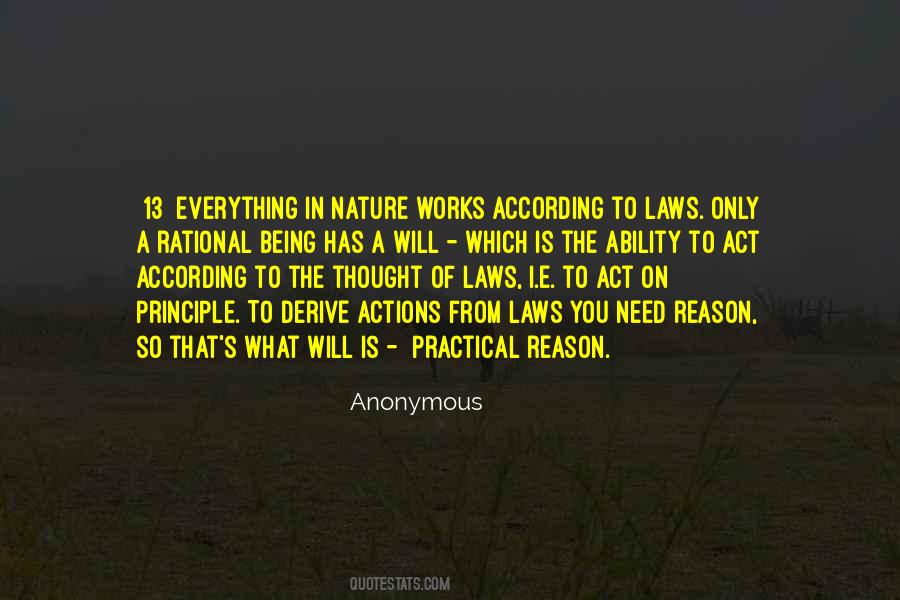 Quotes About Laws Of Nature #258316
