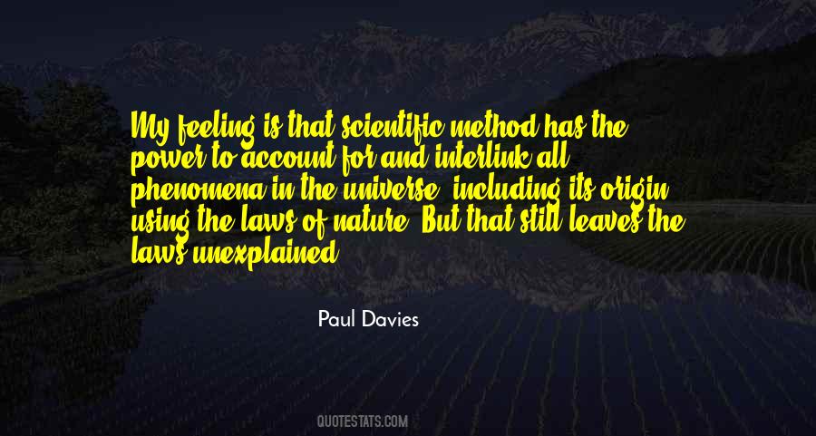 Quotes About Laws Of Nature #417436