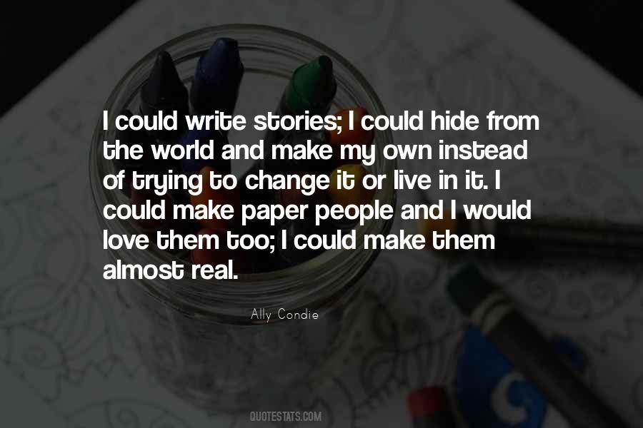 Quotes About Love Stories #108769 Quotes About Love Stories #108769