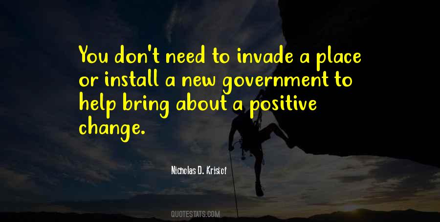 Quotes About Positive Change #1562598