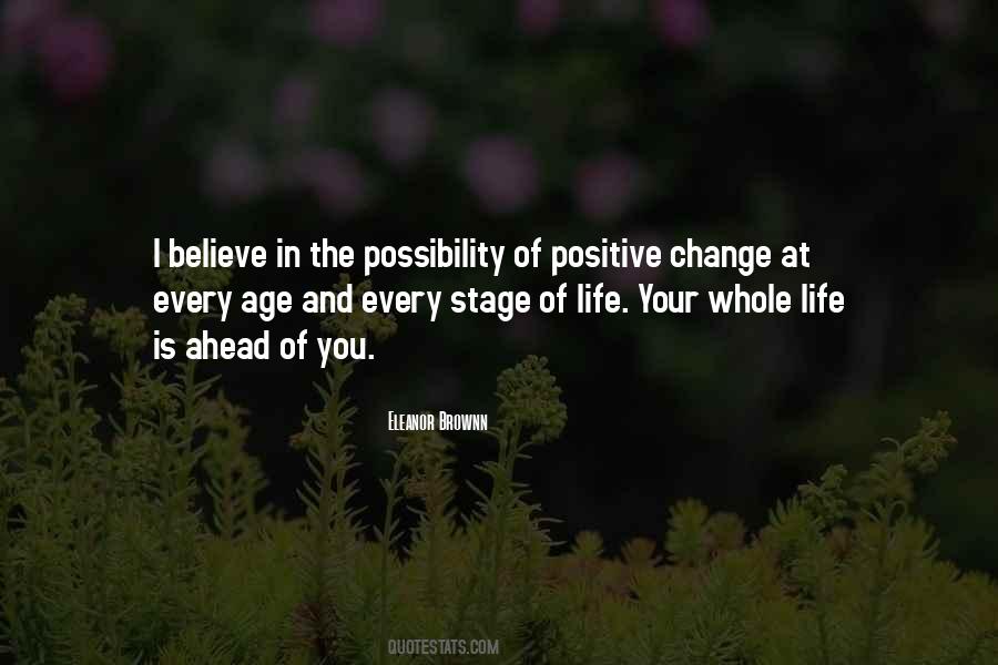 Quotes About Positive Change #271661