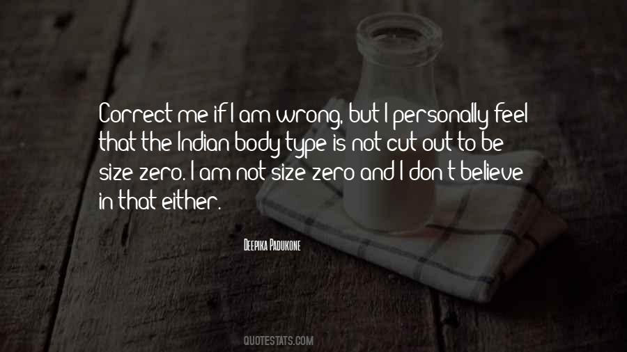Quotes About Size Zero #1114512