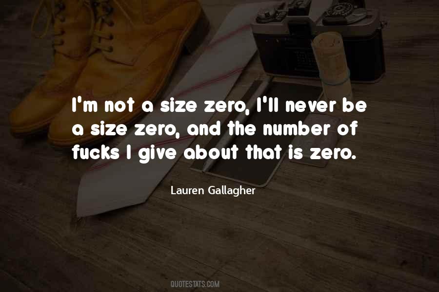 Quotes About Size Zero #563258